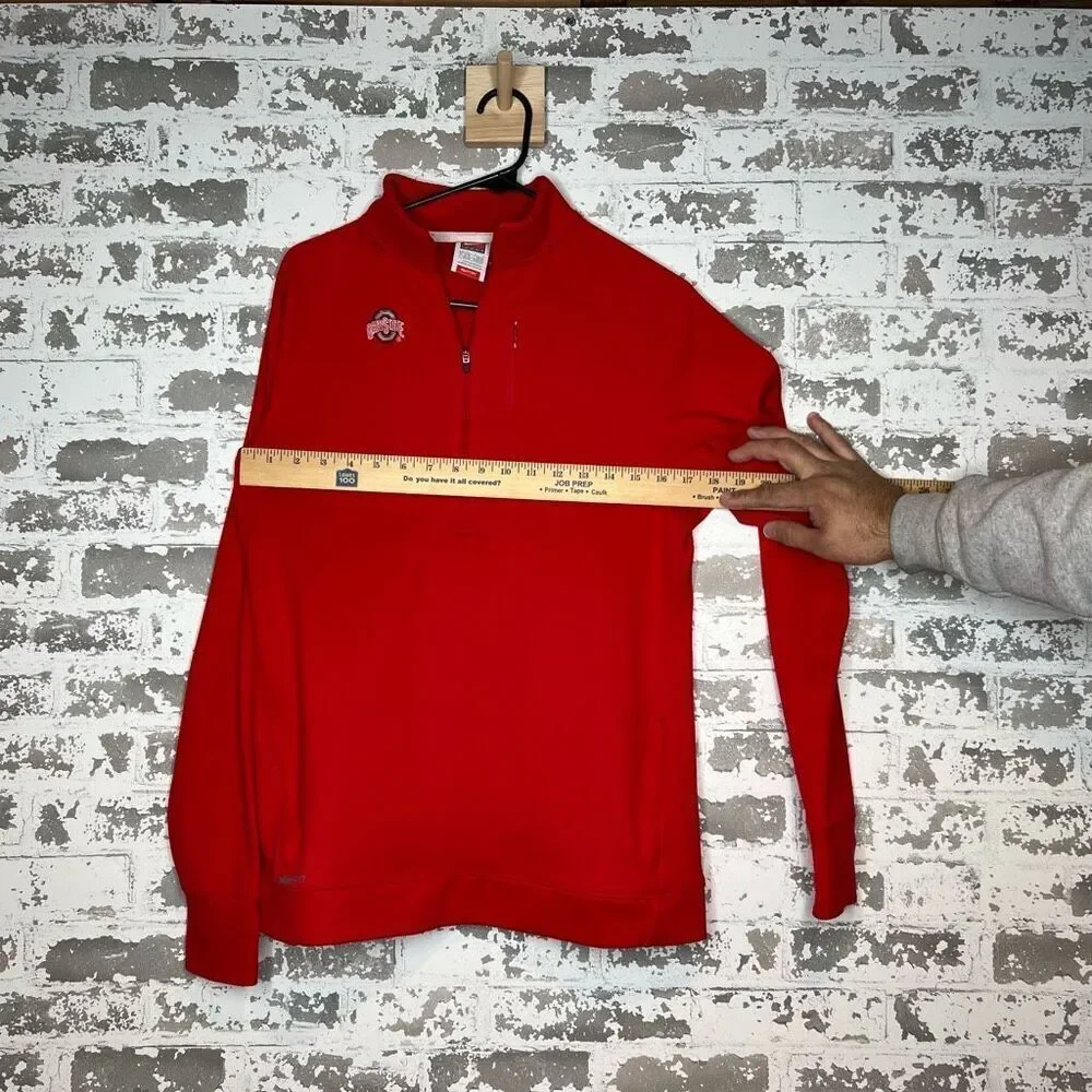 Nike Ohio state buckeyes long sleeve 1/4 zip pullover